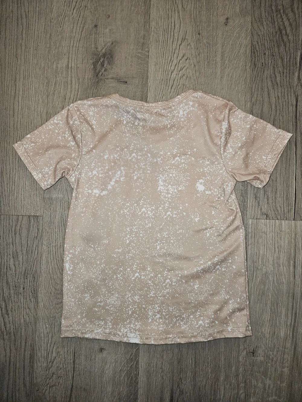 Beige Minnie Mouse Tee and Brown Patterned Bell Pants Set - Picture 3 of 6